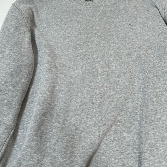 Everlast Crewneck Unisex Grey Sweater Classic Lounge Embroidered Logo E Size XL - Picture 11 of 14